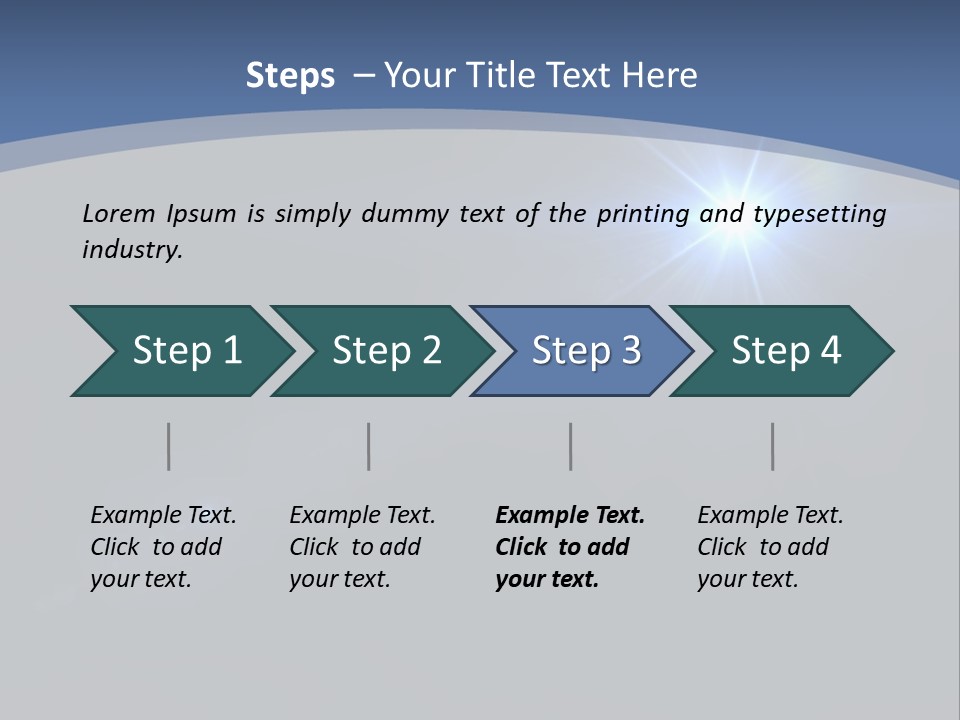 Blau Linsen Hintergrund PowerPoint Template