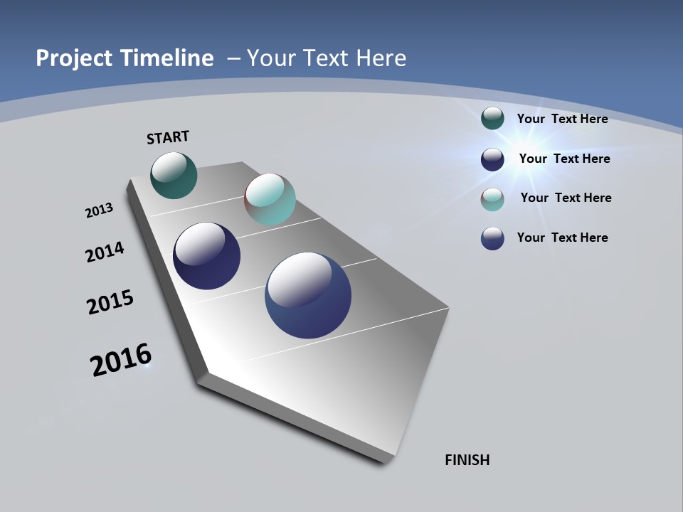 Blau Linsen Hintergrund PowerPoint Template