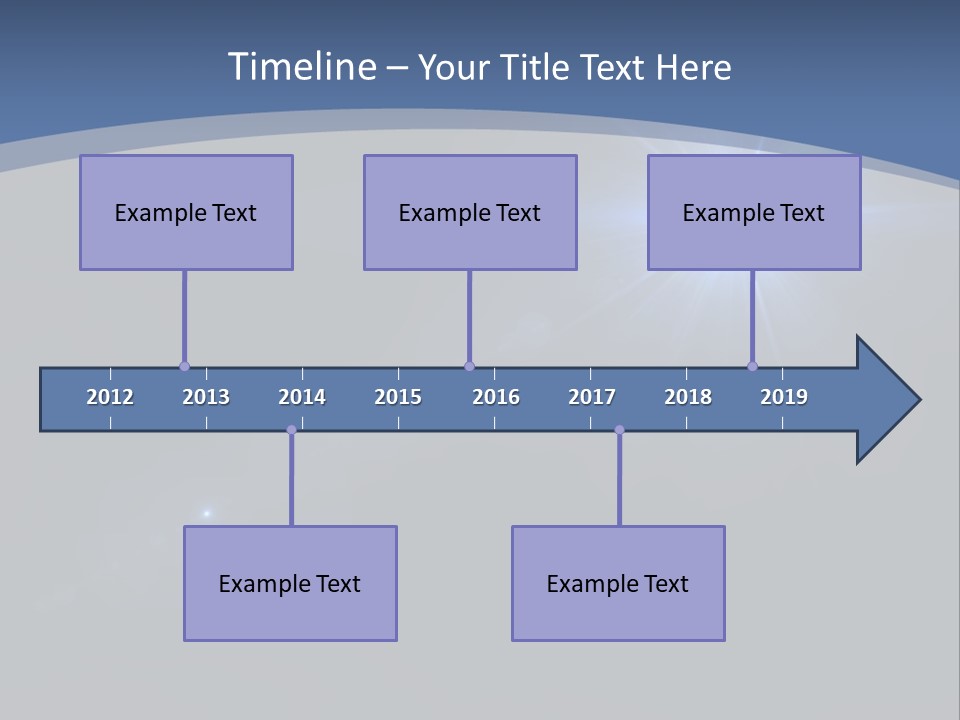 Blau Linsen Hintergrund PowerPoint Template