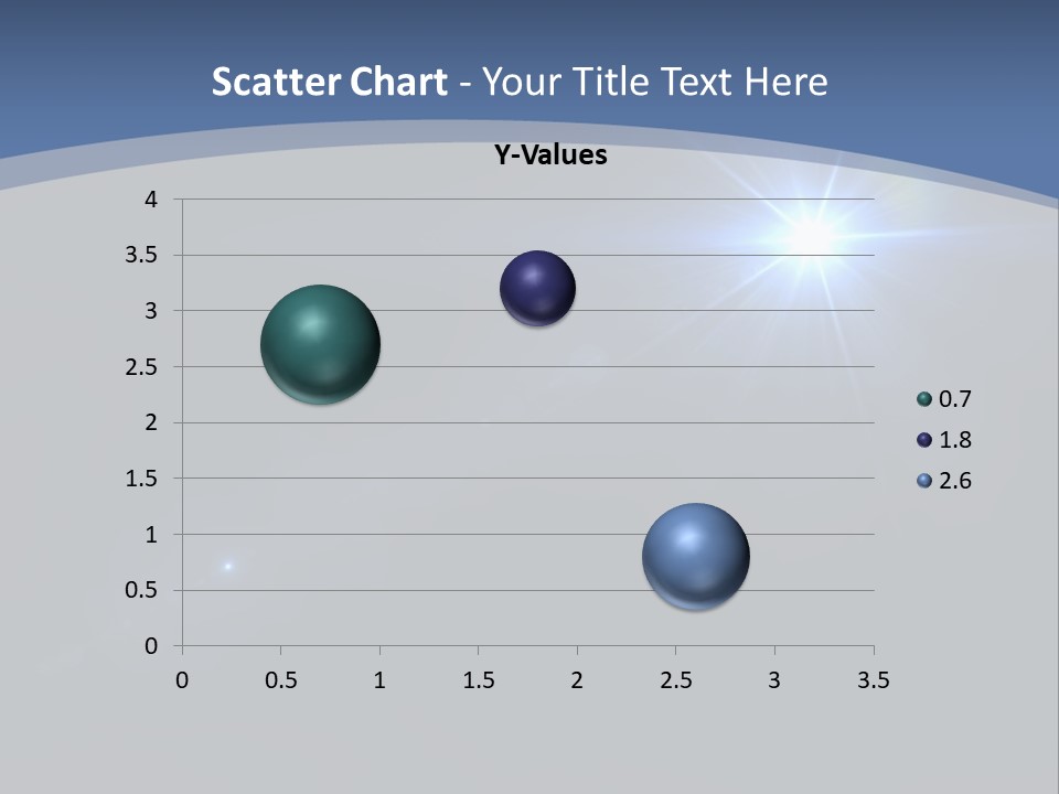 Blau Linsen Hintergrund PowerPoint Template