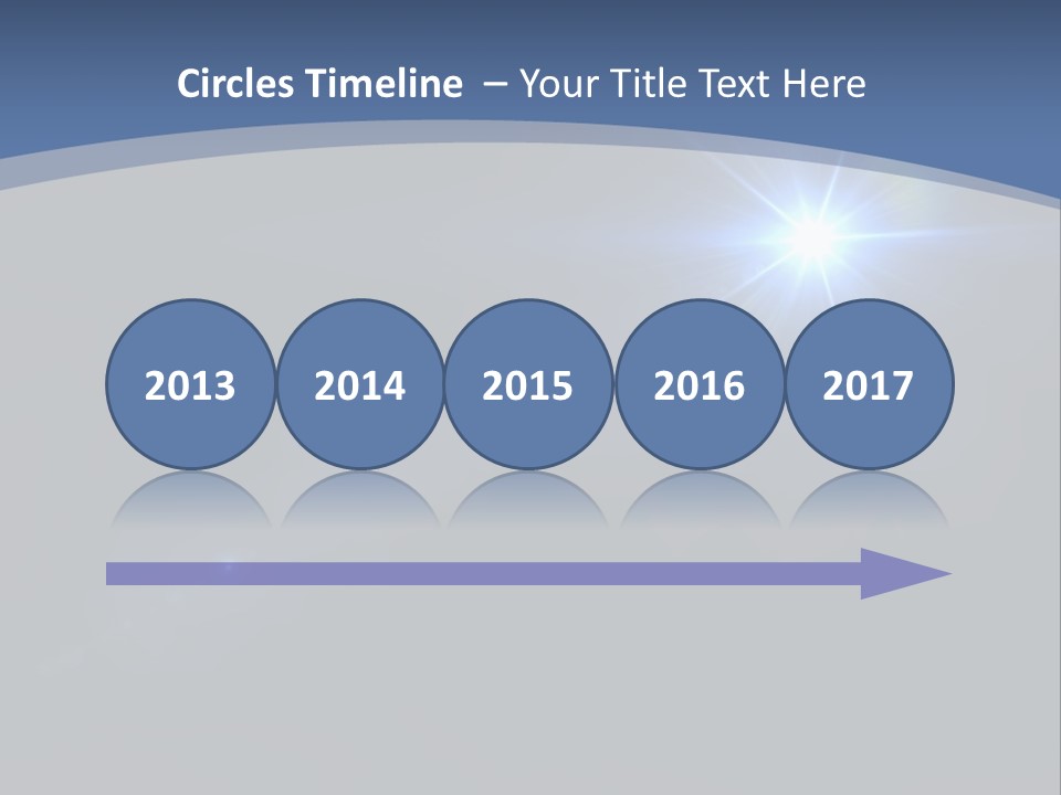 Blau Linsen Hintergrund PowerPoint Template