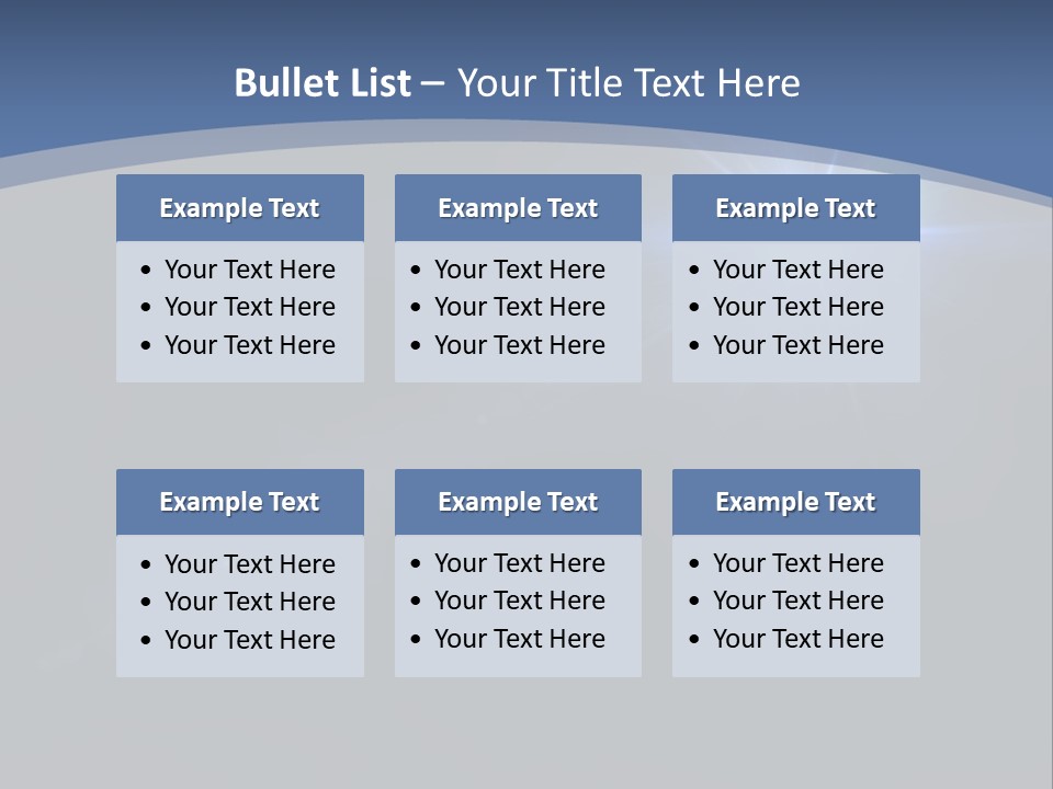 Blau Linsen Hintergrund PowerPoint Template