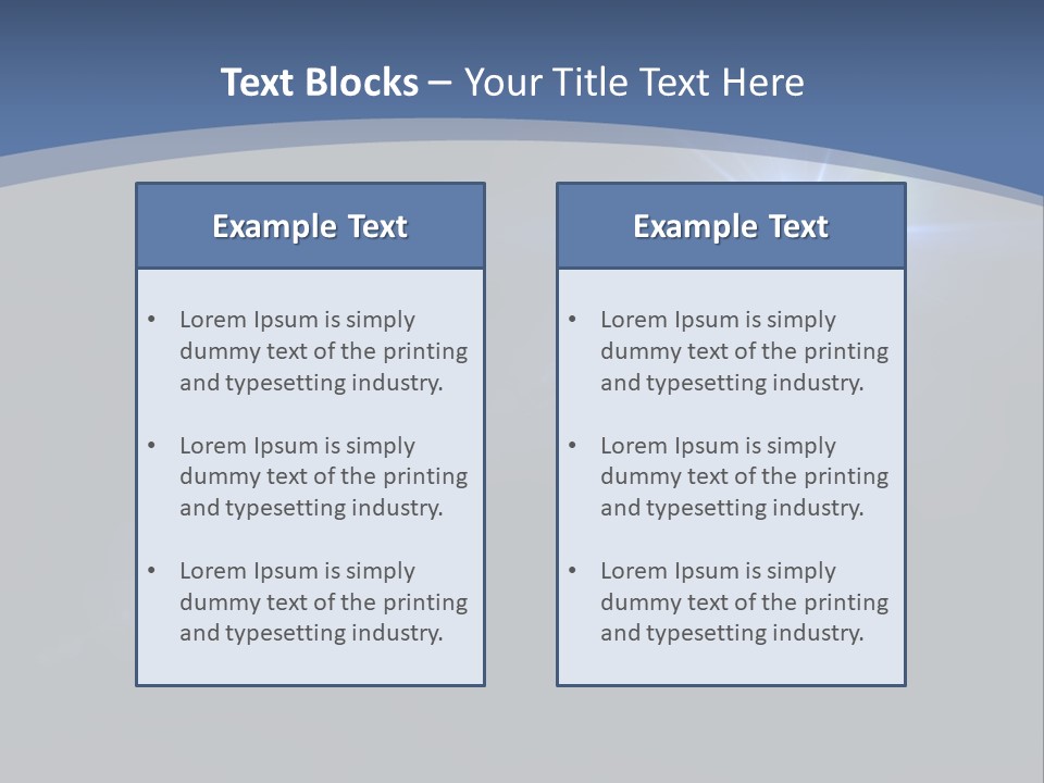 Blau Linsen Hintergrund PowerPoint Template