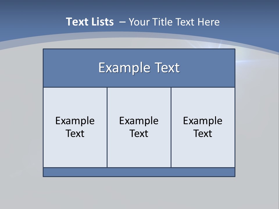 Blau Linsen Hintergrund PowerPoint Template