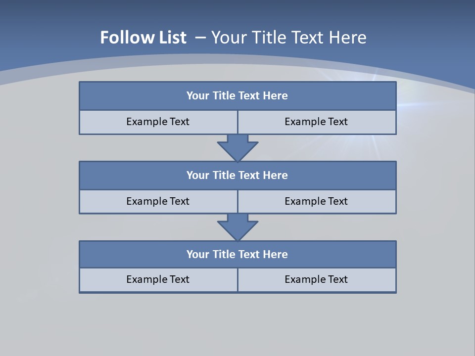Blau Linsen Hintergrund PowerPoint Template