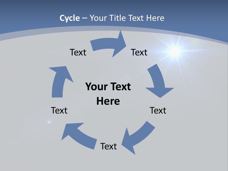 Blau Linsen Hintergrund PowerPoint Template