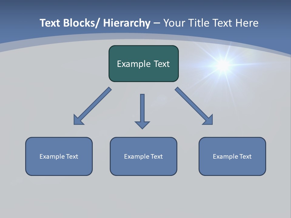 Blau Linsen Hintergrund PowerPoint Template