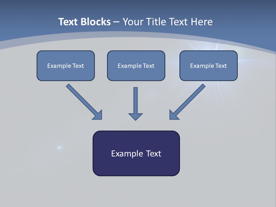Blau Linsen Hintergrund PowerPoint Template