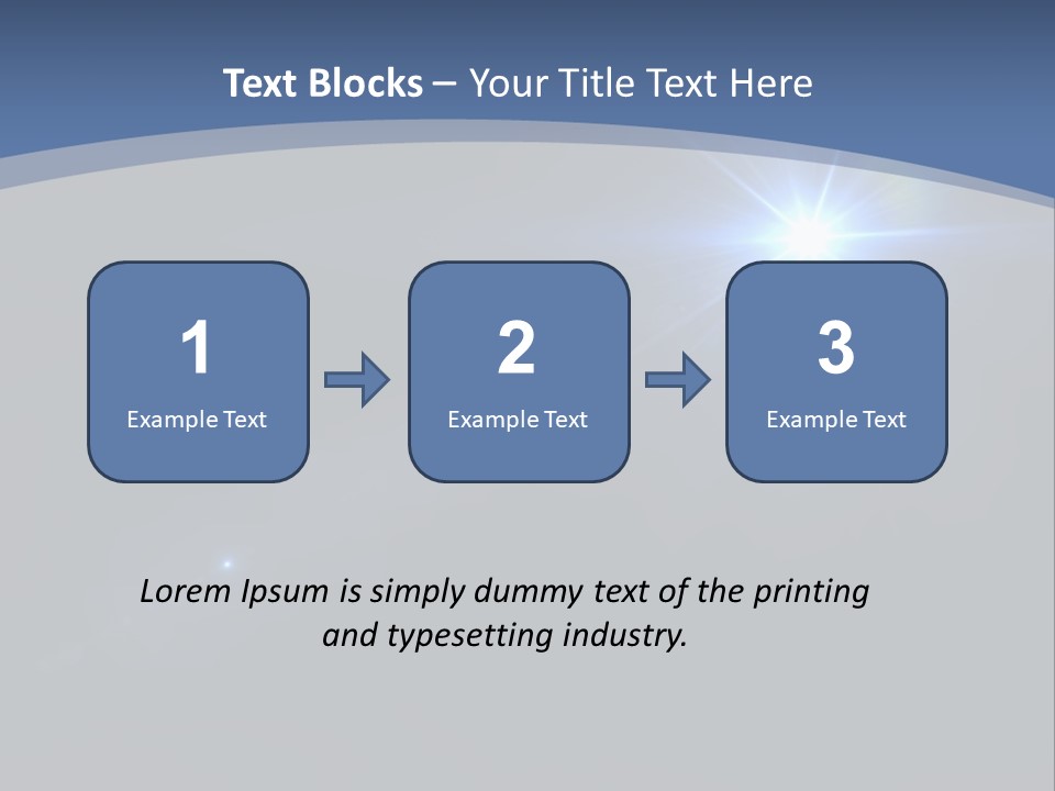 Blau Linsen Hintergrund PowerPoint Template
