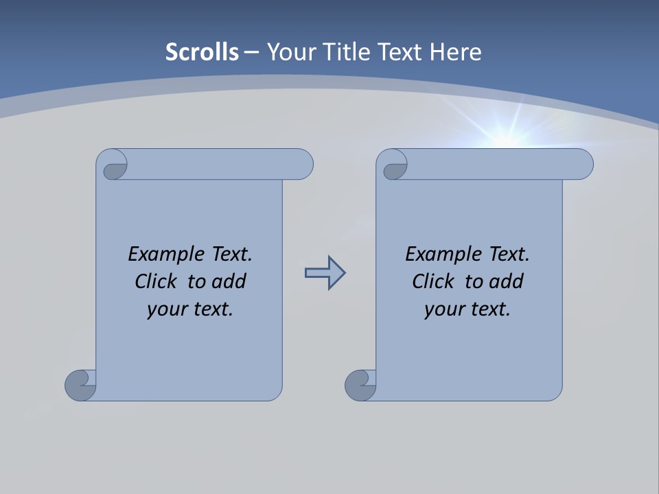 Blau Linsen Hintergrund PowerPoint Template