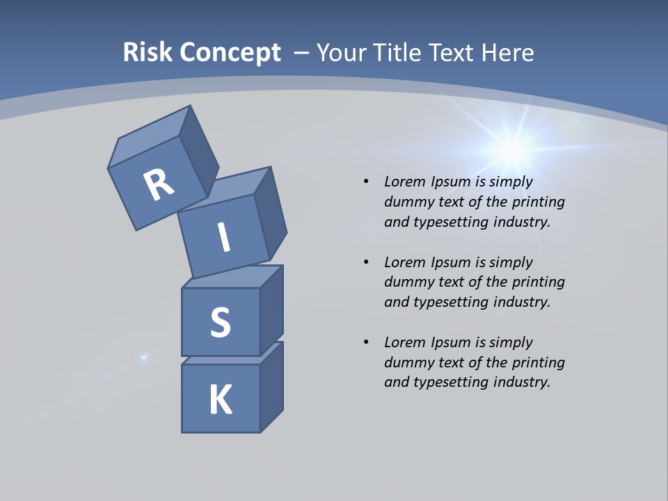 Blau Linsen Hintergrund PowerPoint Template