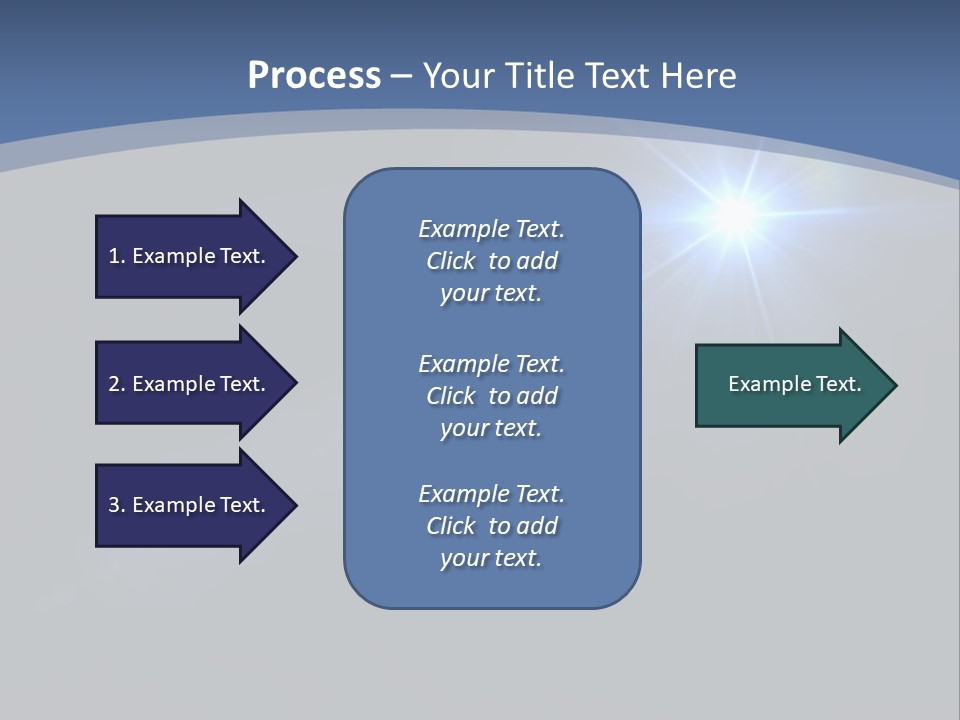 Blau Linsen Hintergrund PowerPoint Template