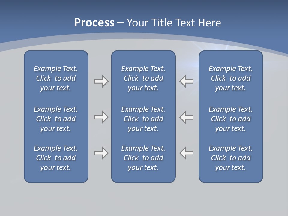 Blau Linsen Hintergrund PowerPoint Template