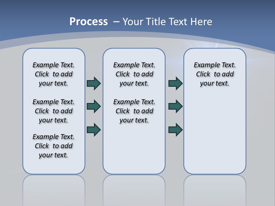 Blau Linsen Hintergrund PowerPoint Template