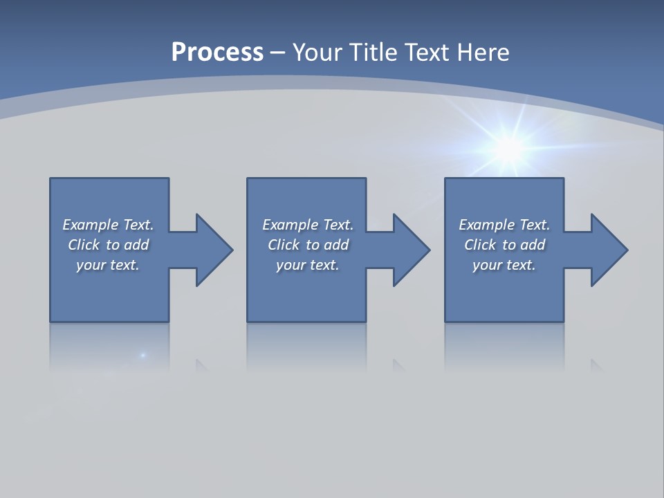 Blau Linsen Hintergrund PowerPoint Template