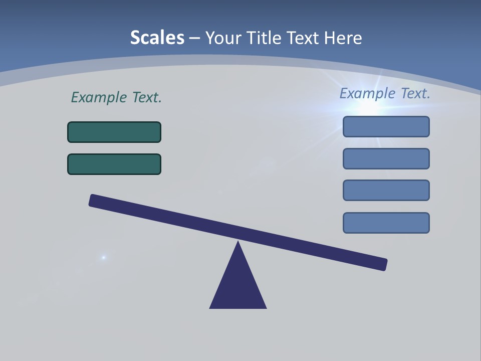Blau Linsen Hintergrund PowerPoint Template