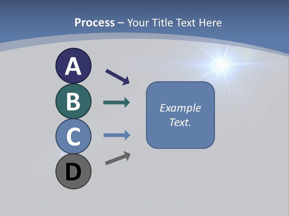 Blau Linsen Hintergrund PowerPoint Template
