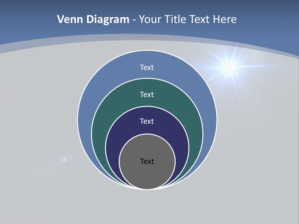 Blau Linsen Hintergrund PowerPoint Template