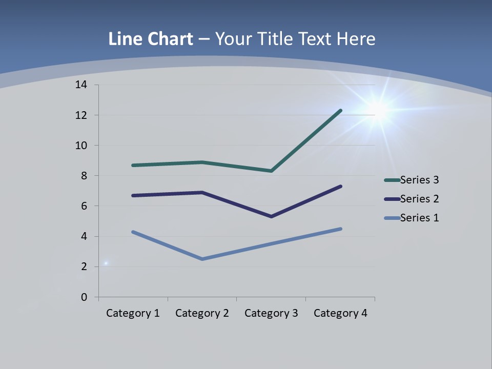 Blau Linsen Hintergrund PowerPoint Template