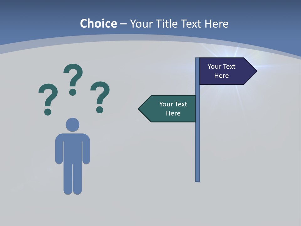 Blau Linsen Hintergrund PowerPoint Template