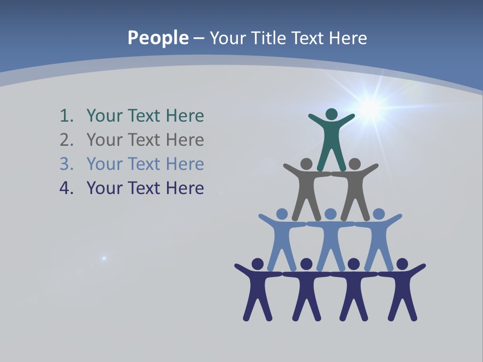 Blau Linsen Hintergrund PowerPoint Template