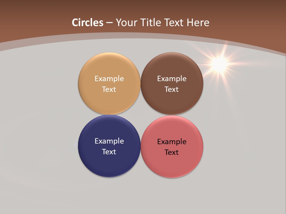 Lens Energie Textur PowerPoint Template