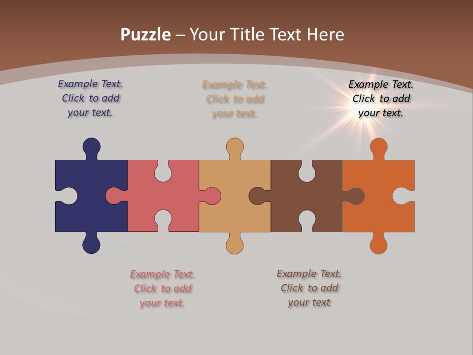 Lens Energie Textur PowerPoint Template