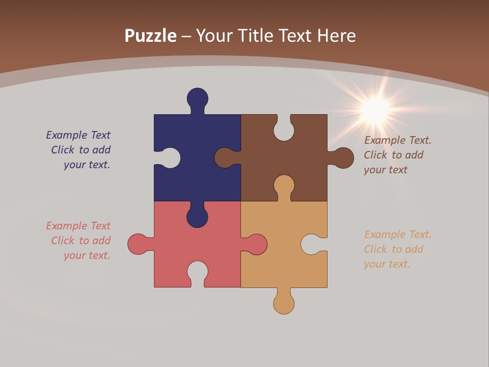 Lens Energie Textur PowerPoint Template