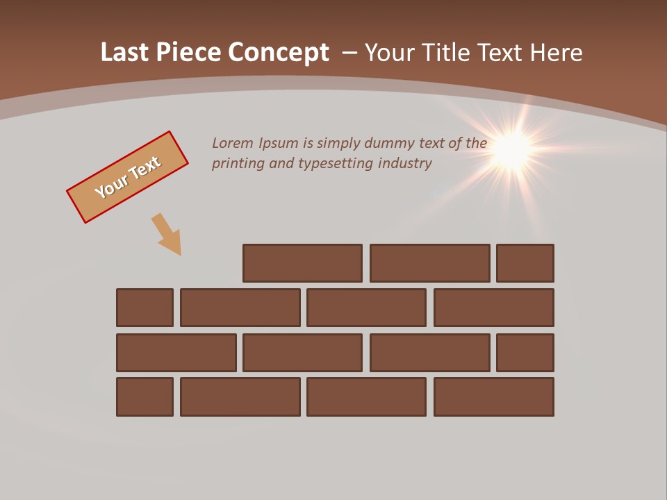 Lens Energie Textur PowerPoint Template