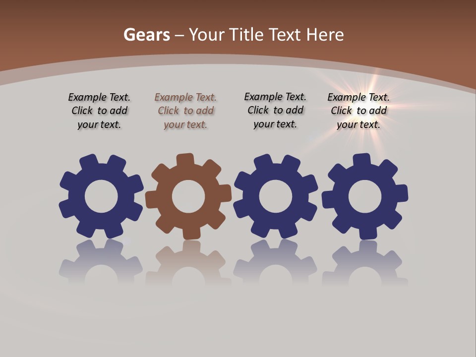 Lens Energie Textur PowerPoint Template