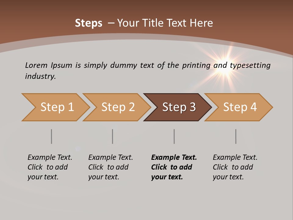 Lens Energie Textur PowerPoint Template