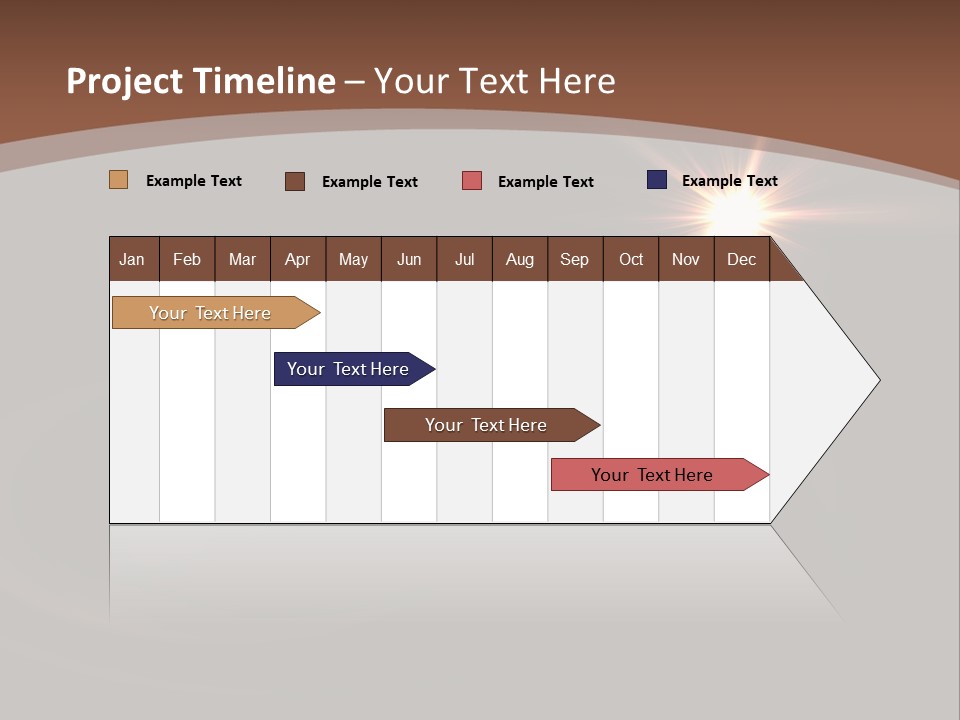 Lens Energie Textur PowerPoint Template