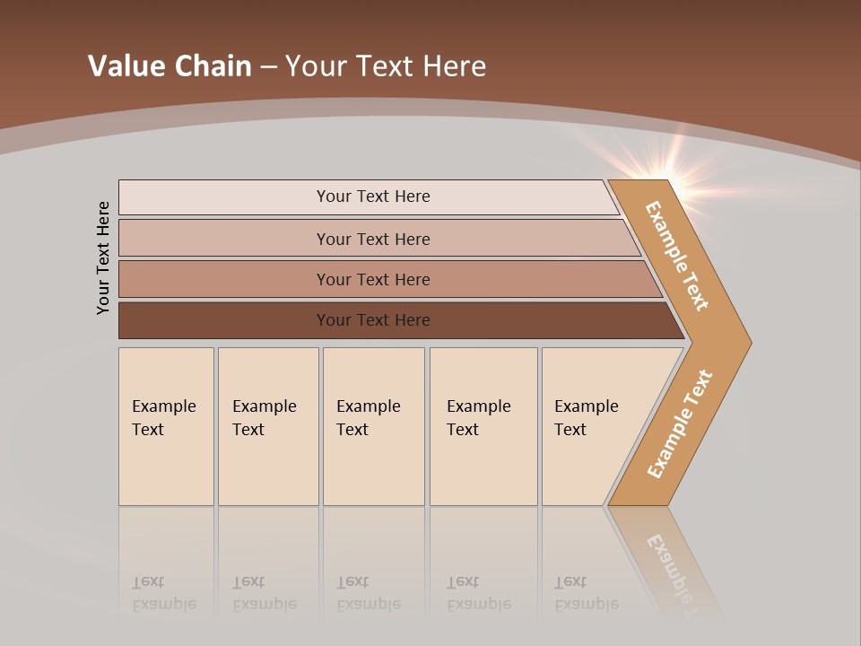 Lens Energie Textur PowerPoint Template