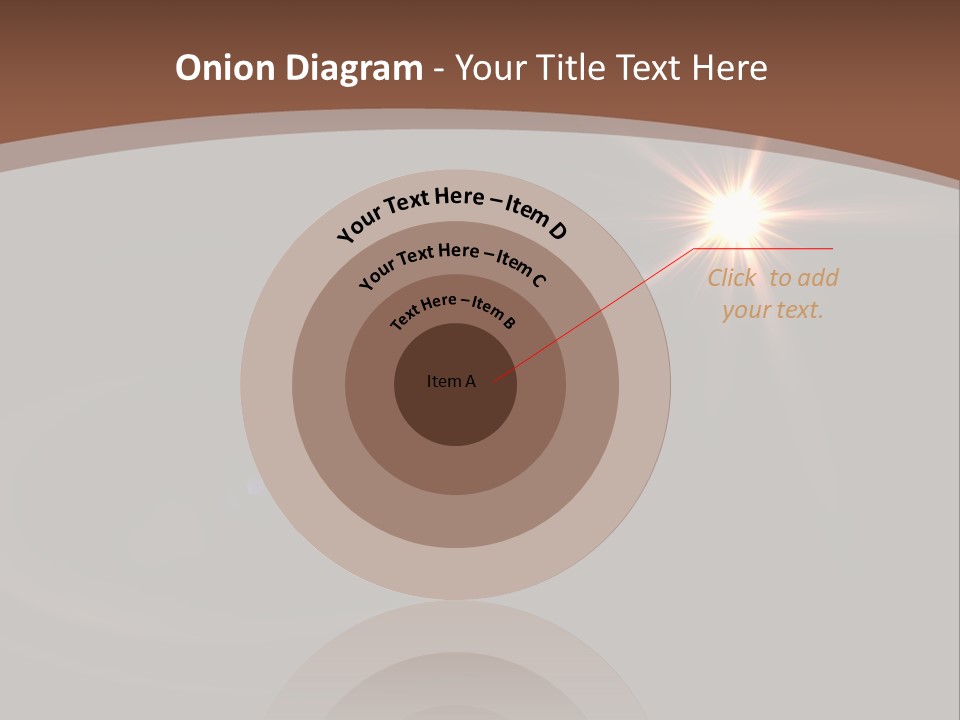 Lens Energie Textur PowerPoint Template