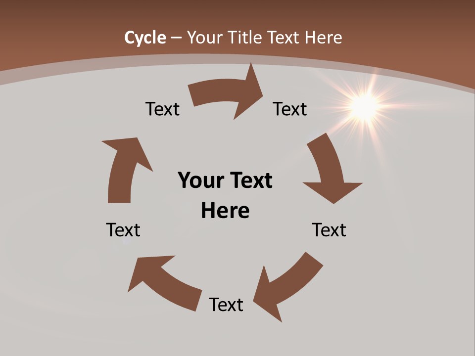Lens Energie Textur PowerPoint Template