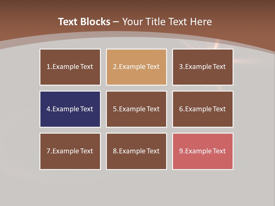 Lens Energie Textur PowerPoint Template