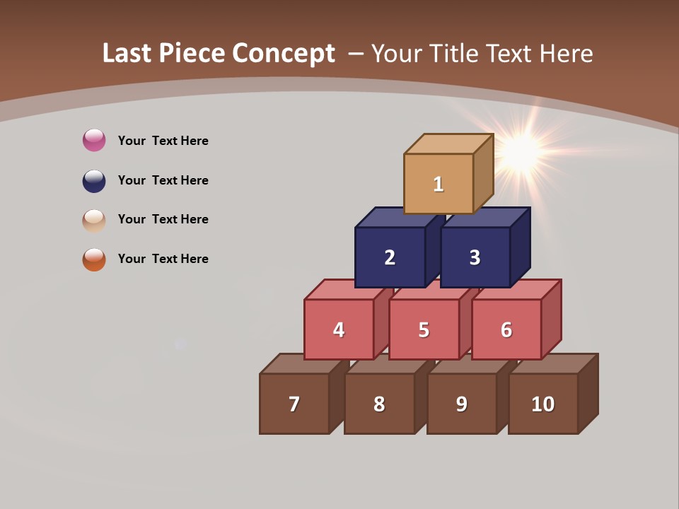 Lens Energie Textur PowerPoint Template