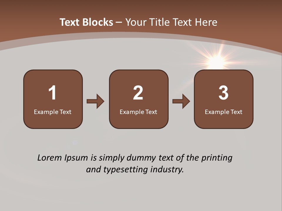 Lens Energie Textur PowerPoint Template