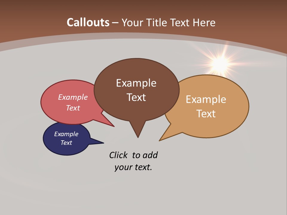 Lens Energie Textur PowerPoint Template