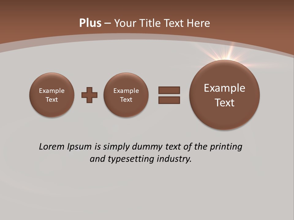 Lens Energie Textur PowerPoint Template