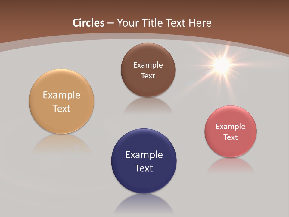 Lens Energie Textur PowerPoint Template