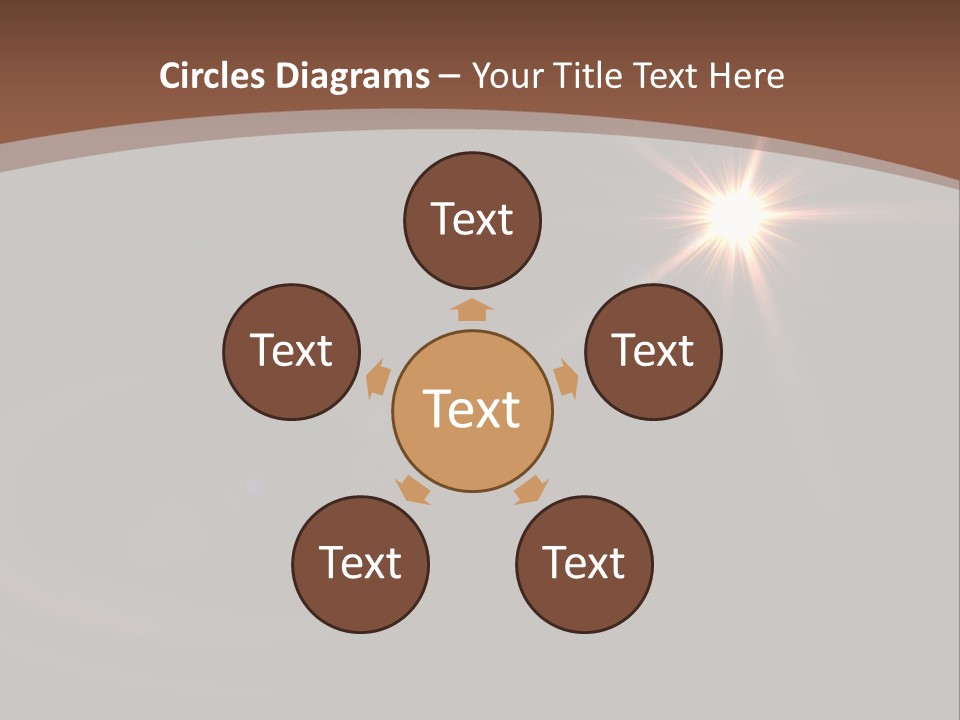 Lens Energie Textur PowerPoint Template