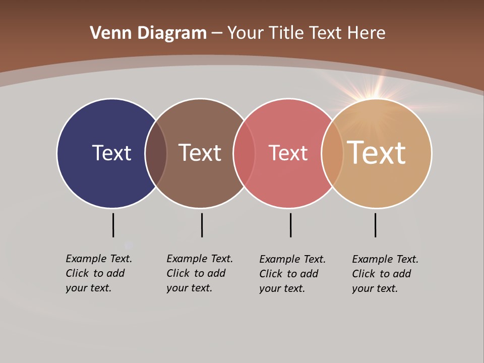 Lens Energie Textur PowerPoint Template