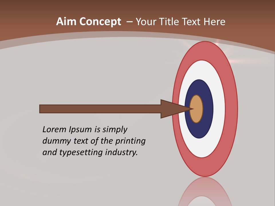 Lens Energie Textur PowerPoint Template