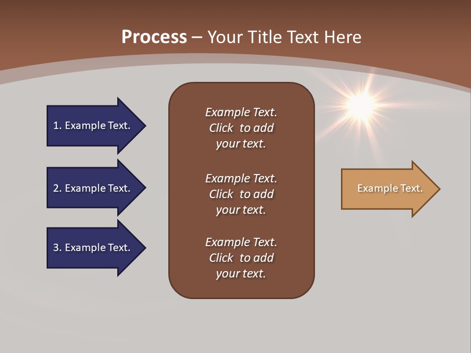 Lens Energie Textur PowerPoint Template