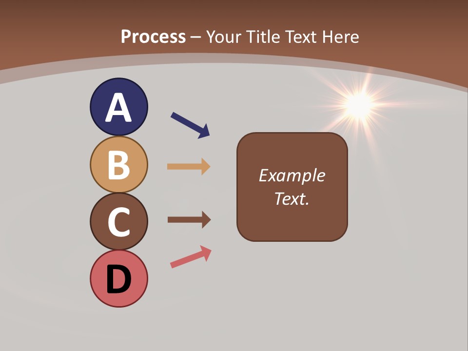 Lens Energie Textur PowerPoint Template