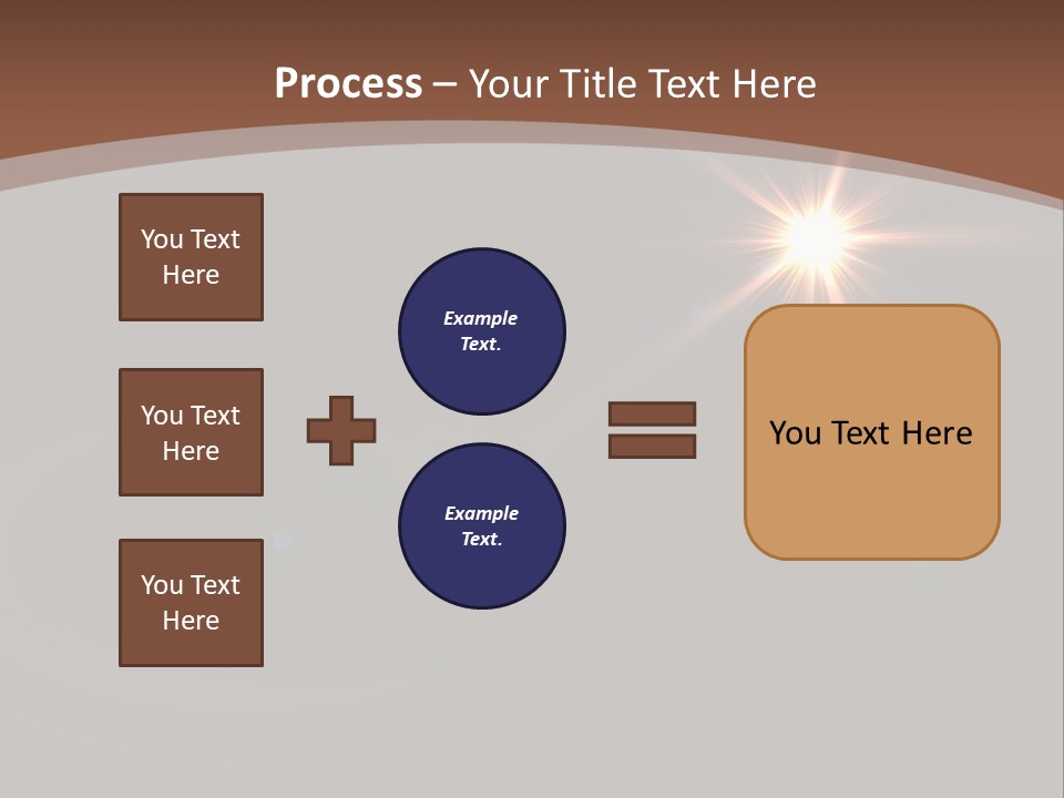 Lens Energie Textur PowerPoint Template