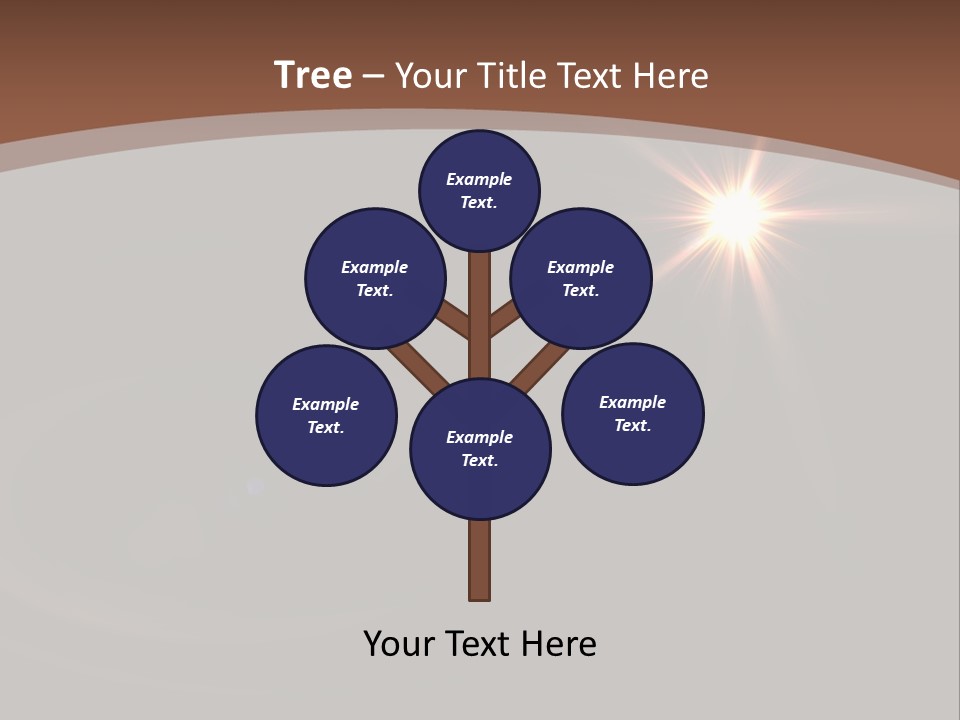Lens Energie Textur PowerPoint Template