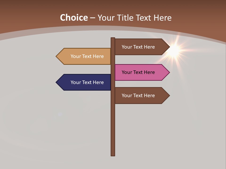 Lens Energie Textur PowerPoint Template