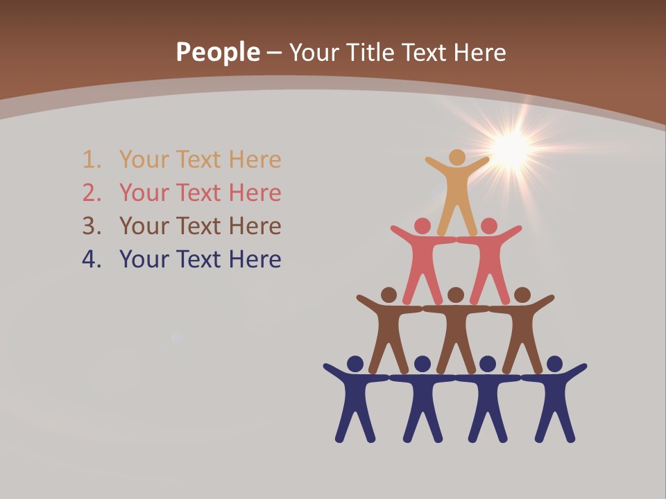 Lens Energie Textur PowerPoint Template